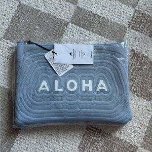 Blue Aloha Pouch
